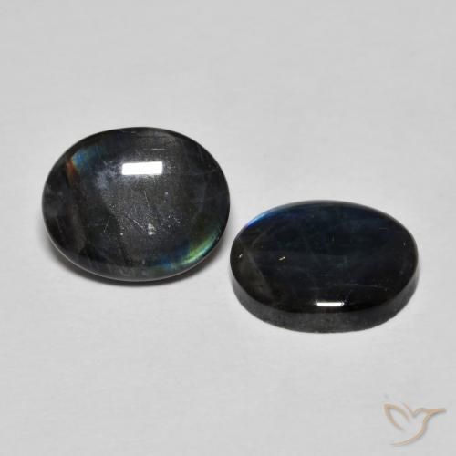 Gemme di Spettrolite Multicolore naturale da 4.14 ct, Ovale, Opaco