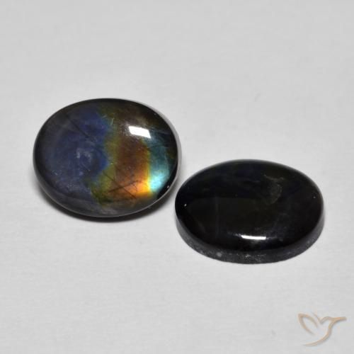 Gemme di Spettrolite Multicolore naturale da 4.19 ct, Ovale, Opaco