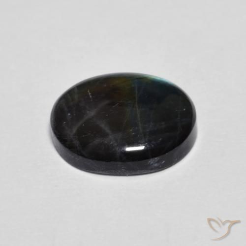 Spettrolite Multicolore naturale da 2.27 ct, Ovale, Opaco