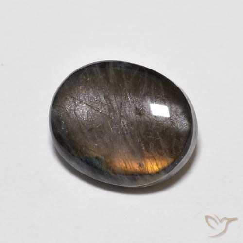 Spettrolite Multicolore naturale da 2.38 ct, Ovale, Opaco