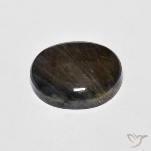 Spettrolite Multicolore naturale da 2.38 ct, Ovale, Opaco