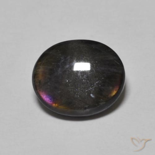 2.27ct Naturale Multicolore Spettrolite, Ovale, Opaco