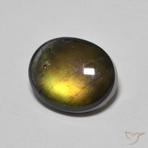 Spettrolite Multicolore naturale da 2.21 ct, Ovale, Opaco