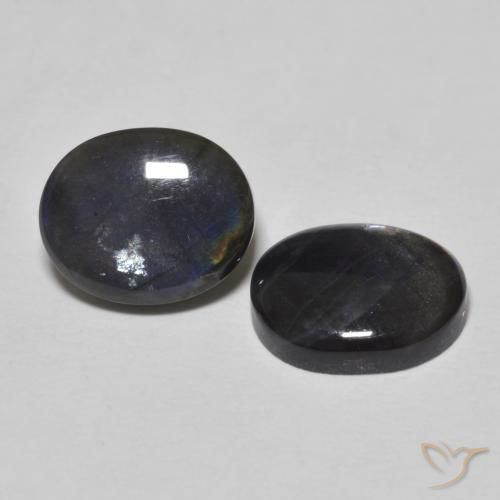 Gemme di Spettrolite Multicolore naturale da 4.24 ct, Ovale, Opaco