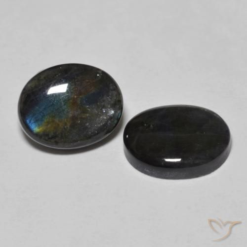 Gemme di Spettrolite Multicolore naturale da 4.18 ct, Ovale, Opaco