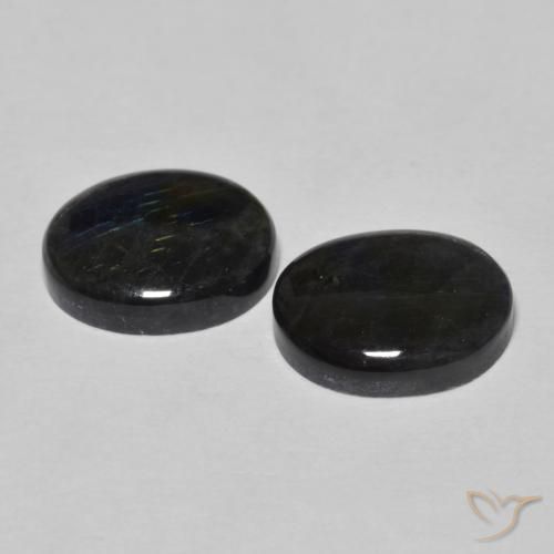 Gemme di Spettrolite Multicolore naturale da 4.18 ct, Ovale, Opaco