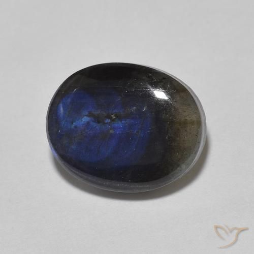 Spettrolite Multicolore naturale da 2.18 ct, Ovale, Opaco