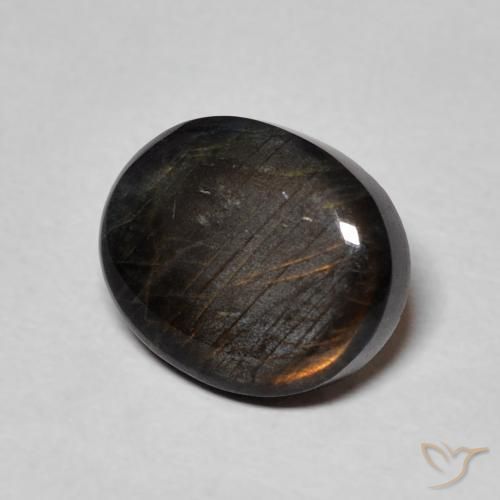 Spettrolite Multicolore naturale da 2.29 ct, Ovale, Opaco