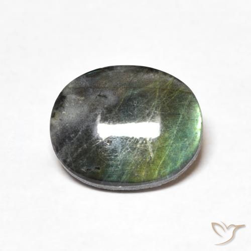 Spettrolite Multicolore naturale da 1.83 ct, Ovale, Opaco