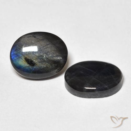 Gemme di Spettrolite Multicolore naturale da 4.34 ct, Ovale, Opaco