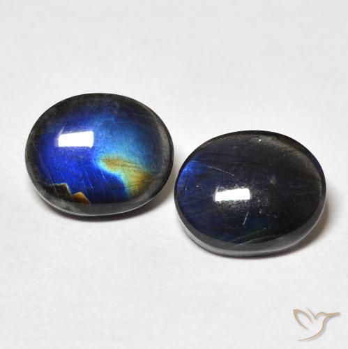 Gemme di Spettrolite Multicolore naturale da 4.50 ct, Ovale, Opaco