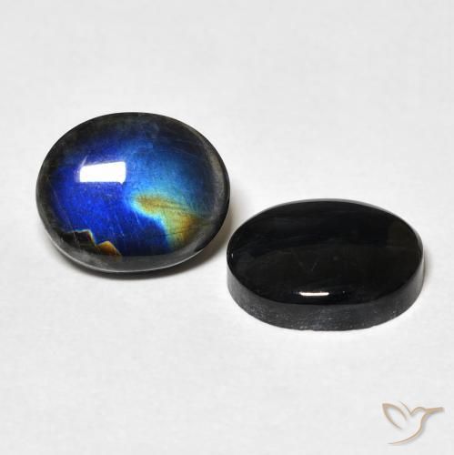 Gemme di Spettrolite Multicolore naturale da 4.50 ct, Ovale, Opaco