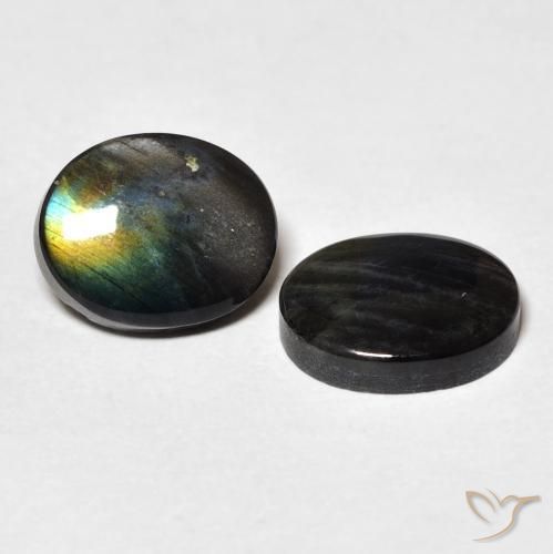Gemme di Spettrolite Multicolore naturale da 4.37 ct, Ovale, Opaco
