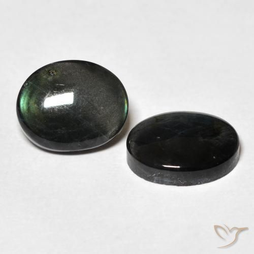 Gemme di Spettrolite Multicolore naturale da 4.30 ct, Ovale, Opaco
