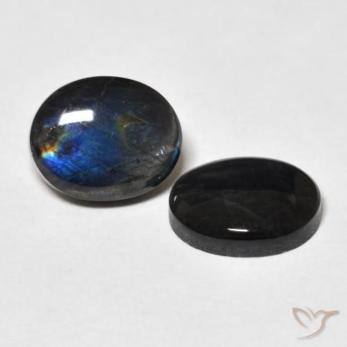 Gemme di Spettrolite Multicolore naturale da 4.36 ct, Ovale, Opaco
