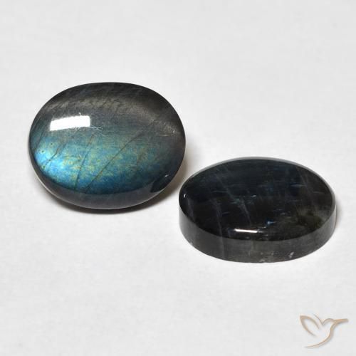 Gemme di Spettrolite Multicolore naturale da 4.43 ct, Ovale, Opaco