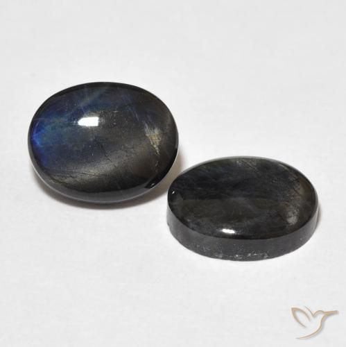 Gemme di Spettrolite Multicolore naturale da 4.38 ct, Ovale, Opaco