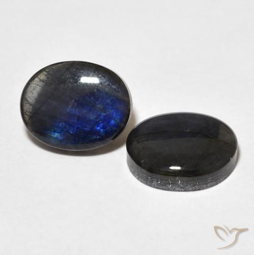 Gemme di Spettrolite Multicolore naturale da 4.56 ct, Ovale, Opaco
