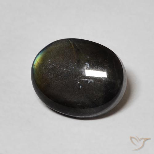 Spettrolite Multicolore naturale da 2.17 ct, Ovale, Opaco