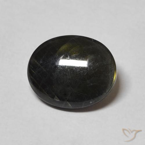 2.15ct Naturale Multicolore Spettrolite, Ovale, Opaco