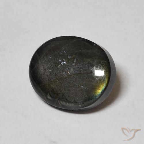 Spettrolite Multicolore naturale da 2.15 ct, Ovale, Opaco