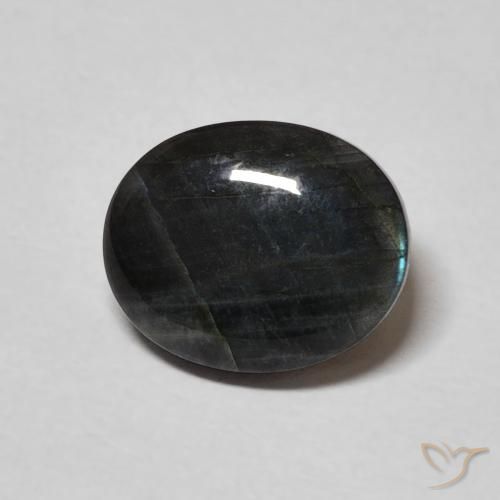 2.25ct Naturale Multicolore Spettrolite, Ovale, Opaco
