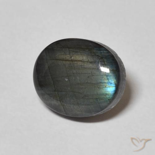 Spettrolite Multicolore naturale da 2.25 ct, Ovale, Opaco