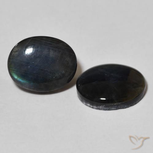 Gemme di Spettrolite Multicolore naturale da 4.22 ct, Ovale, Opaco