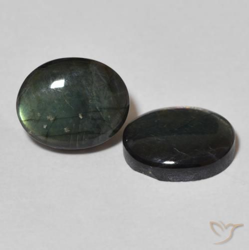 Gemme di Spettrolite Multicolore naturale da 4.26 ct, Ovale, Opaco