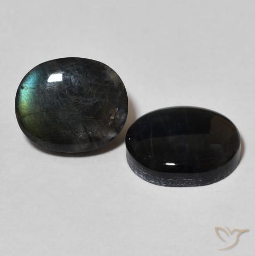 Gemme di Spettrolite Multicolore naturale da 4.39 ct, Ovale, Opaco