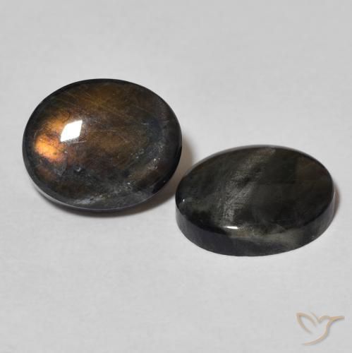 Gemme di Spettrolite Multicolore naturale da 4.38 ct, Ovale, Opaco