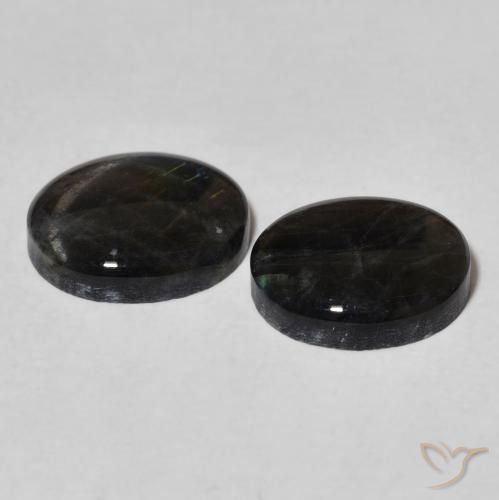 Gemme di Spettrolite Multicolore naturale da 4.18 ct, Ovale, Opaco