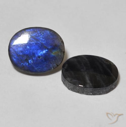 Gemme di Spettrolite Multicolore naturale da 3.76 ct, Ovale, Opaco