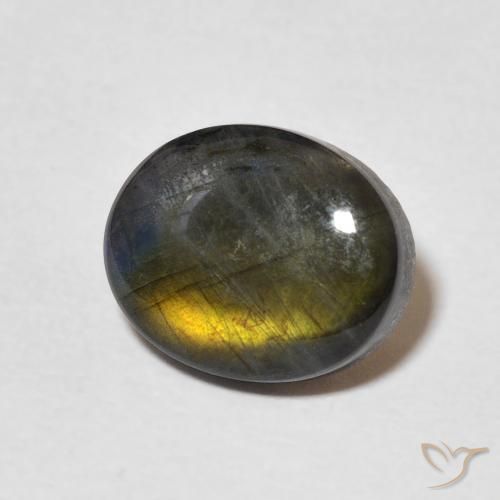 Spettrolite Multicolore naturale da 2.26 ct, Ovale, Opaco