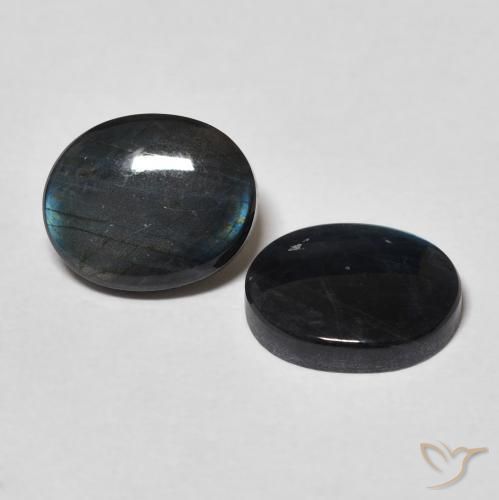 Gemme di Spettrolite Multicolore naturale da 4.09 ct, Ovale, Opaco