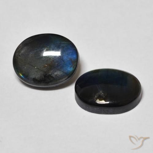 Gemme di Spettrolite Multicolore naturale da 4.41 ct, Ovale, Opaco