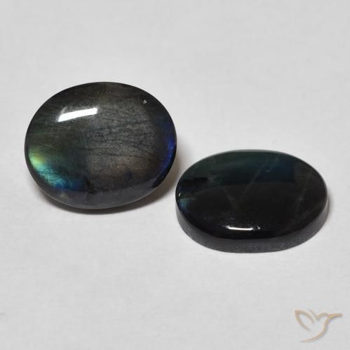 Gemme di Spettrolite Multicolore naturale da 4.09 ct, Ovale, Opaco