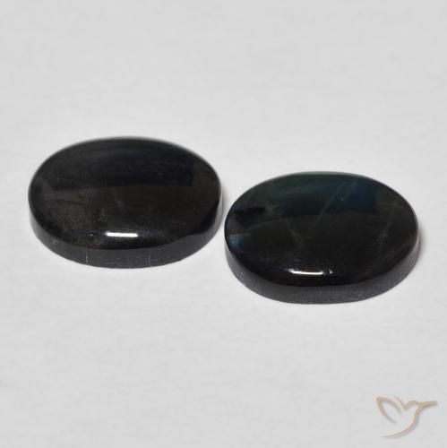 Gemme di Spettrolite Multicolore naturale da 4.09 ct, Ovale, Opaco