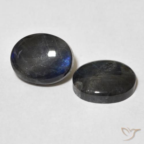Gemme di Spettrolite Multicolore naturale da 4.40 ct, Ovale, Opaco