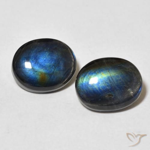 Gemme di Spettrolite Multicolore naturale da 4.28 ct, Ovale, Opaco