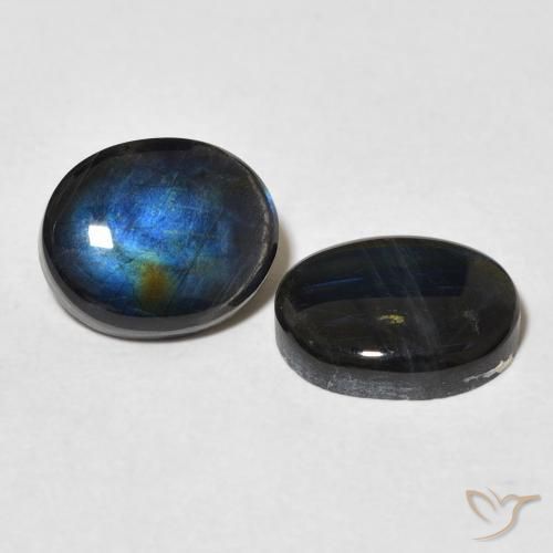 Gemme di Spettrolite Multicolore naturale da 4.28 ct, Ovale, Opaco