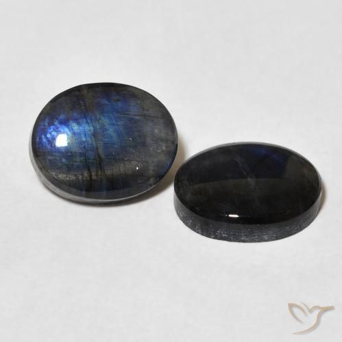Gemme di Spettrolite Multicolore naturale da 4.39 ct, Ovale, Opaco