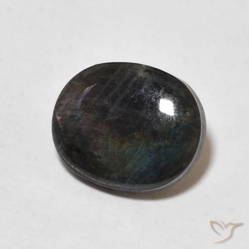 Spettrolite Multicolore naturale da 1.96 ct, Ovale, Opaco