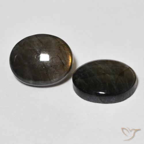 Gemme di Spettrolite Multicolore naturale da 4.28 ct, Ovale, Opaco