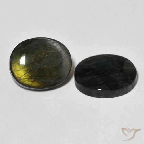 Gemme di Spettrolite Multicolore naturale da 3.65 ct, Ovale, Opaco
