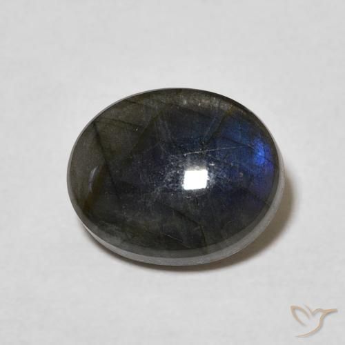Spettrolite Multicolore naturale da 2.12 ct, Ovale, Opaco