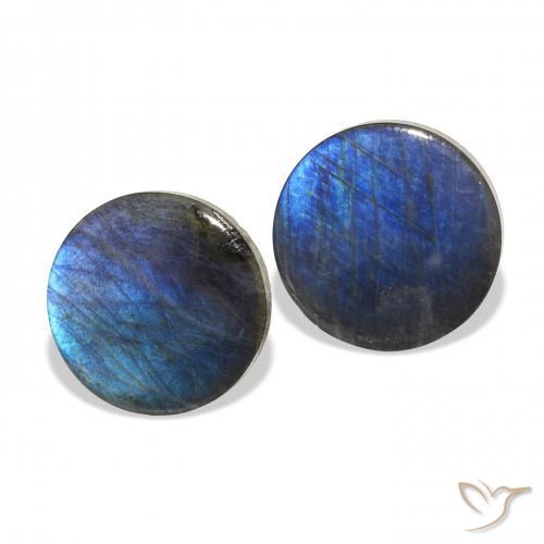 Gemme di Spettrolite Multicolore naturale da 3.61 ct, Rotondo, Opaco