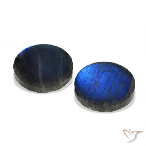 Gemme di Spettrolite Multicolore naturale da 3.61 ct, Rotondo, Opaco