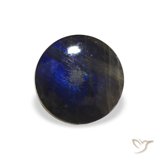 1.25ct Naturale Multicolore Spettrolite, Rotondo, Opaco