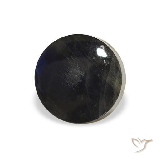 Spettrolite Multicolore naturale da 1.25 ct, Rotondo, Opaco